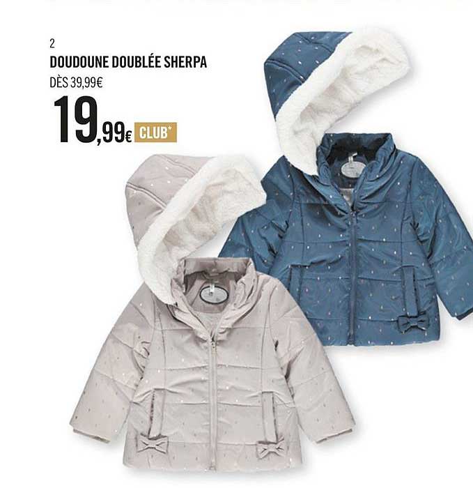 doudoune doublée sherpa