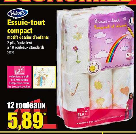 essuie-tout compact valenty