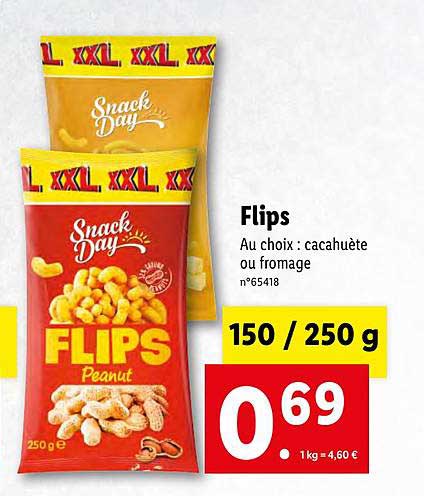 flips snack day