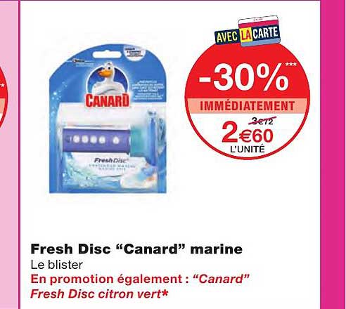 fresh disc "canard" marine