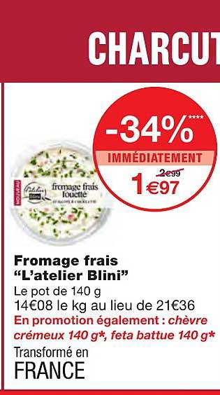 fromage frais "l'atelier blini"