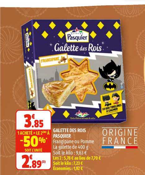galette des rois pasquier