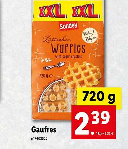 Gaufres Sondey