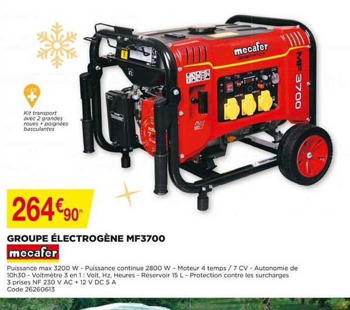 groupe électrogène mf3700 mecafer