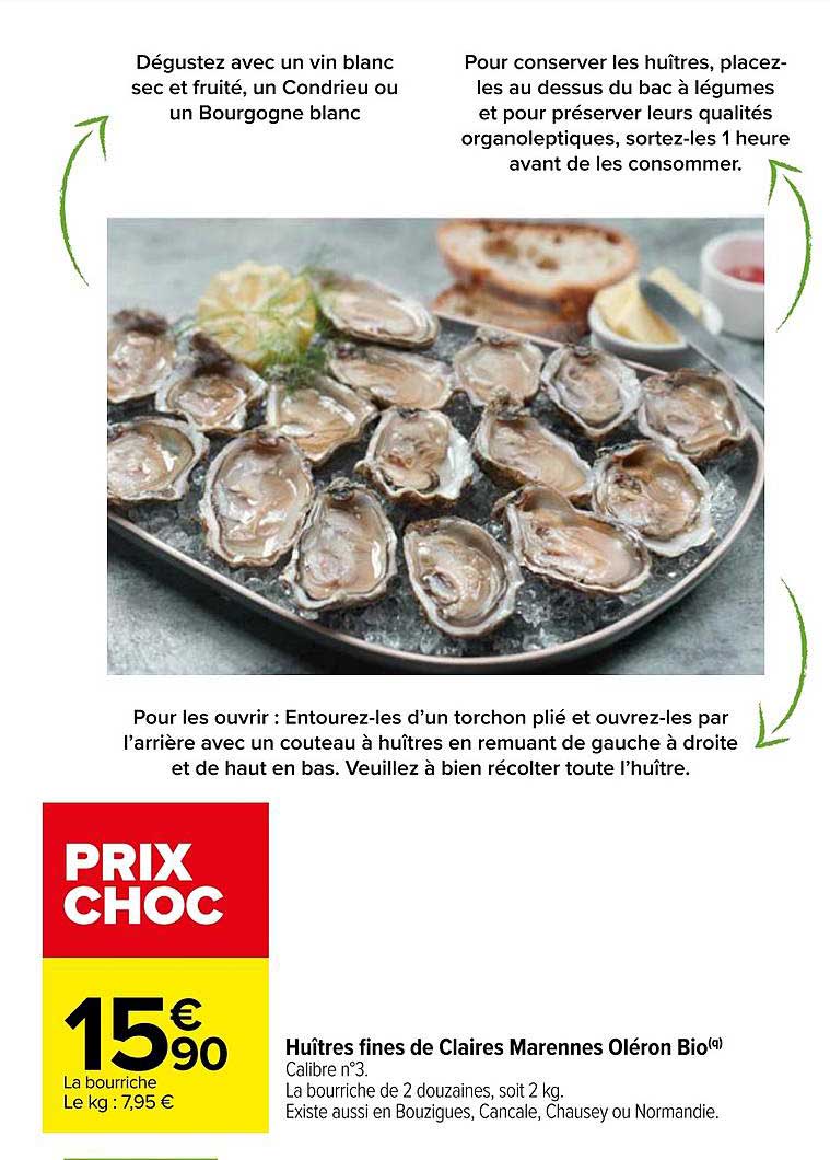 huîtres fines de claires marennes oléron bio