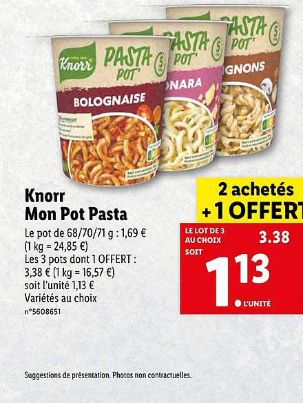knorr mon pot pasta