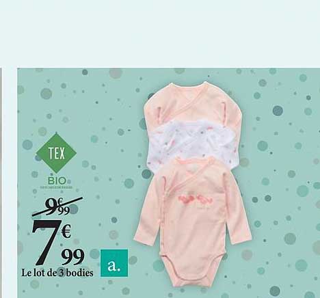 Le Lot De 3 Bodies Tex