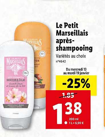 le petit marseillais après-shampooing