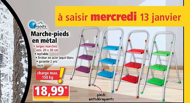 Marche-pieds En Métal Frandis