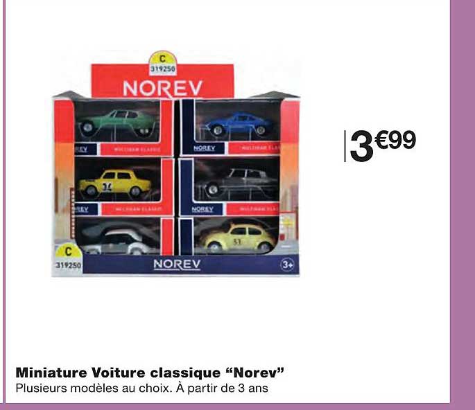 miniature voiture classique "norev"