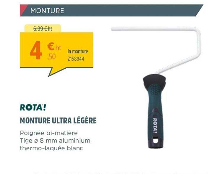 monture ultra légère rota