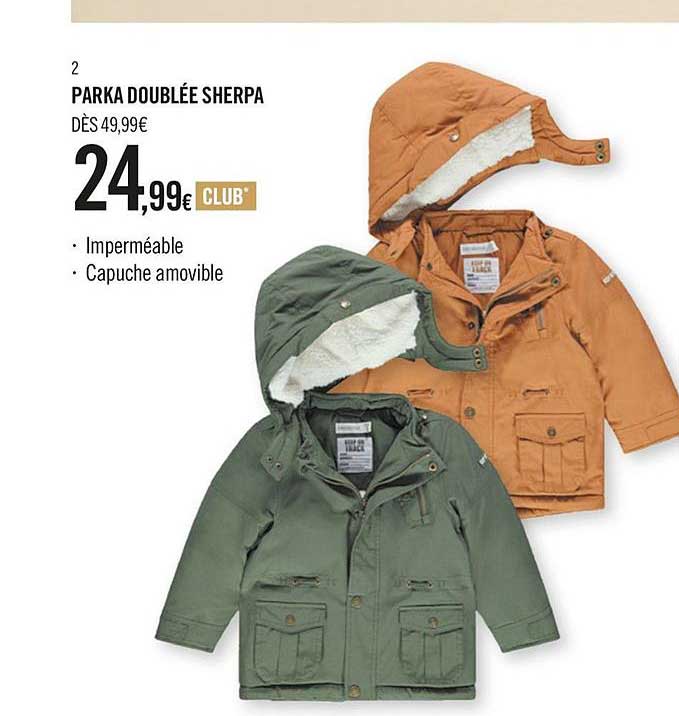 parka doublée sherpa