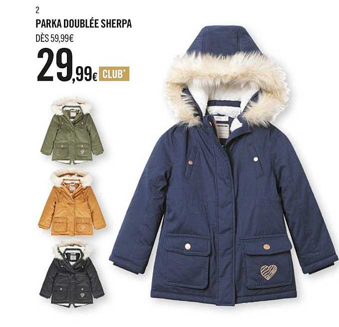 parka doublée sherpa