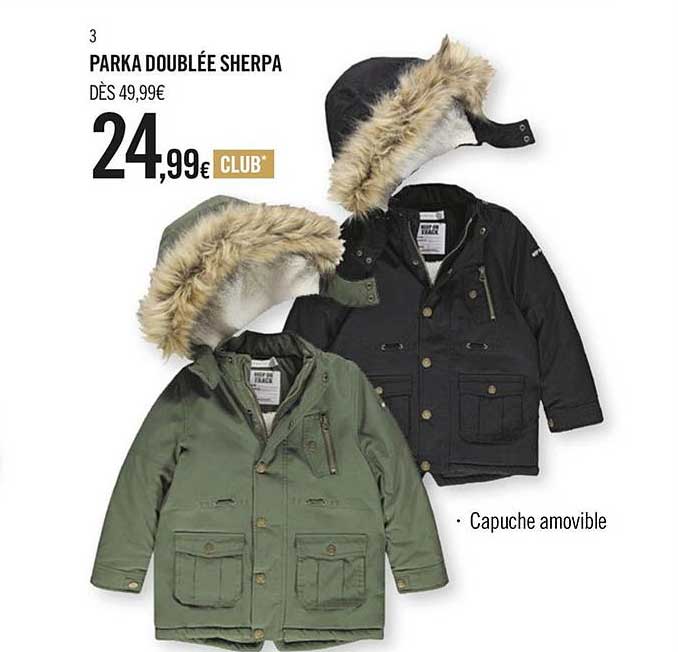 parka doublée sherpa
