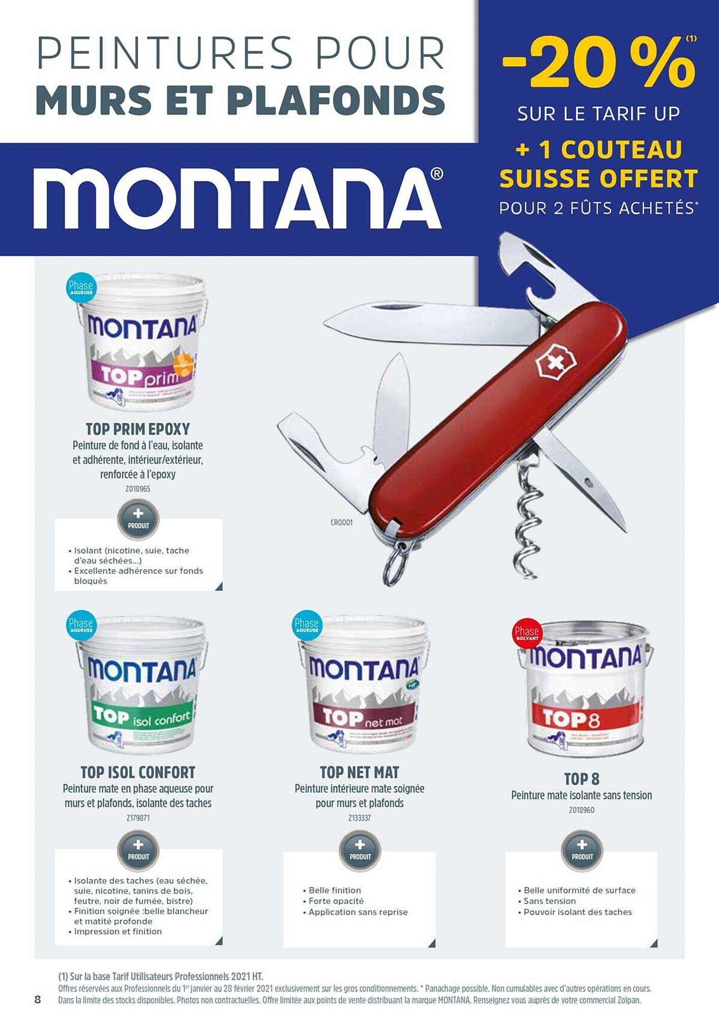 Peintures Pour Murs Et Plafonds Montana