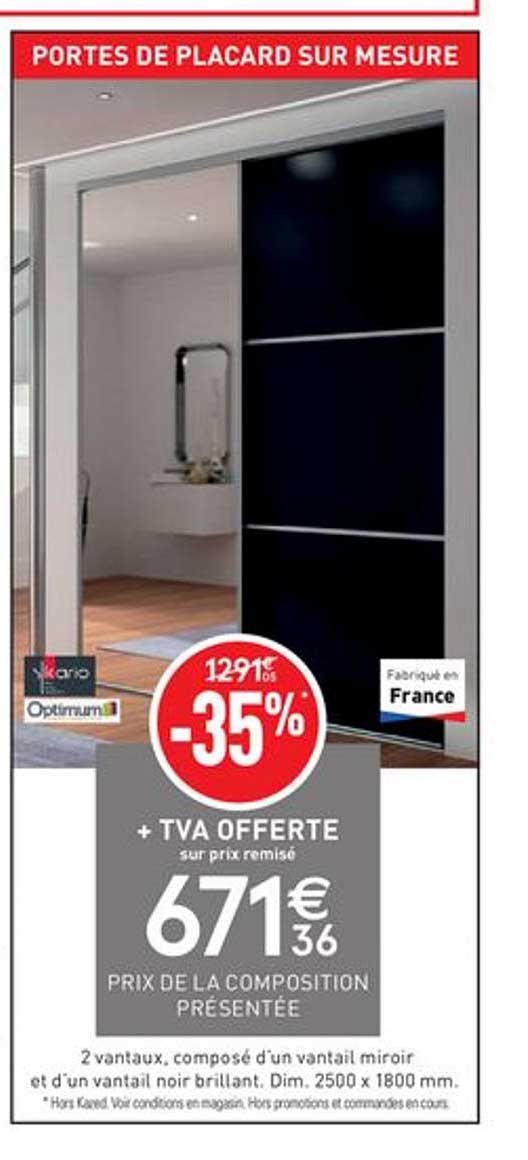 portes de placard sur mesure