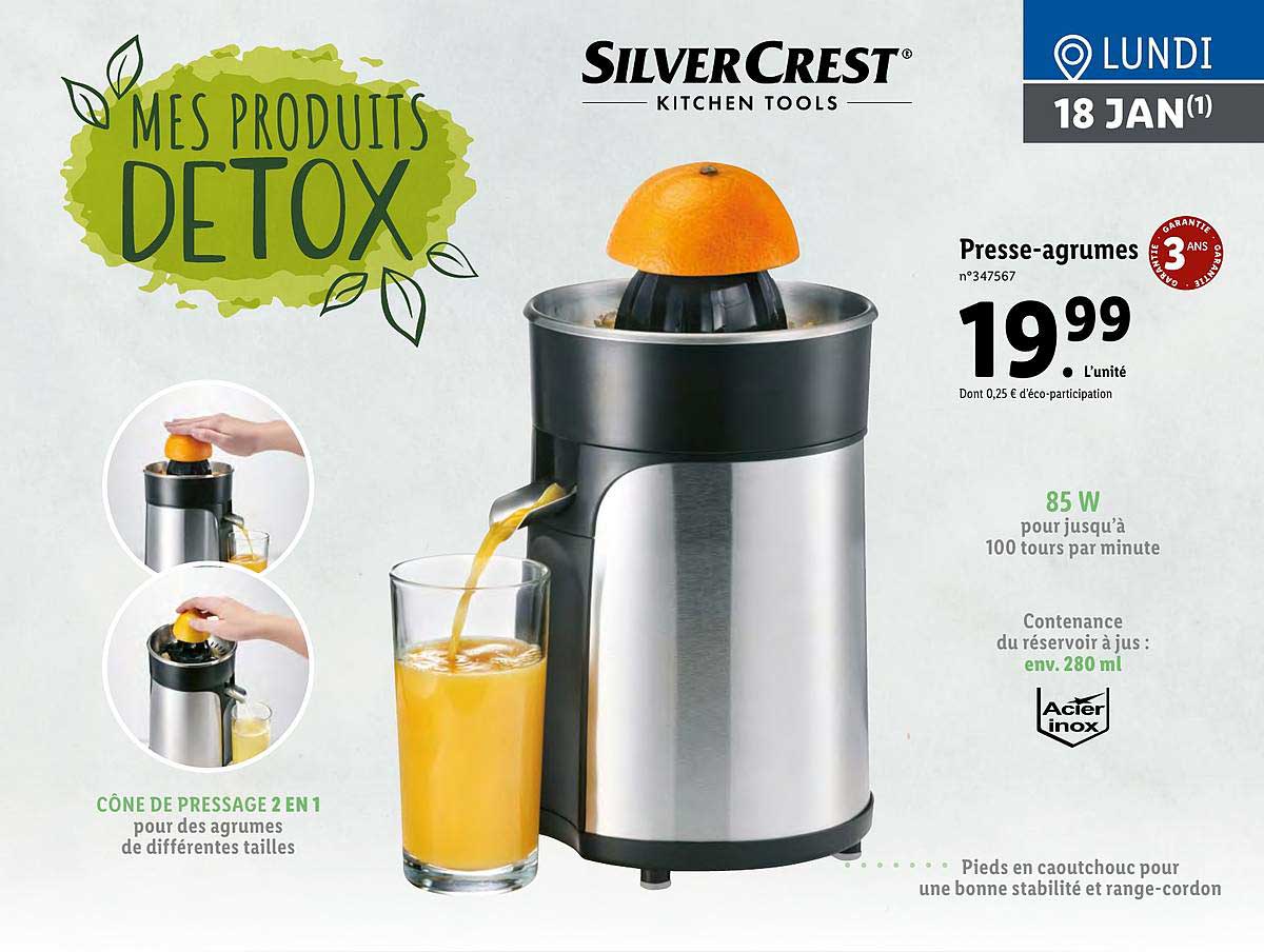 presse-agrumes silver crest