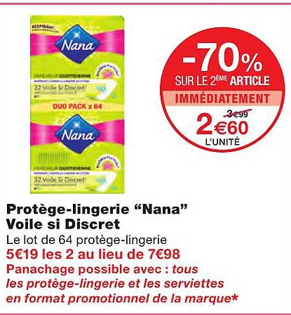 protège-lingerie "nana" voile si discret