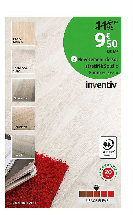 revêtement de sol stratifié solclic