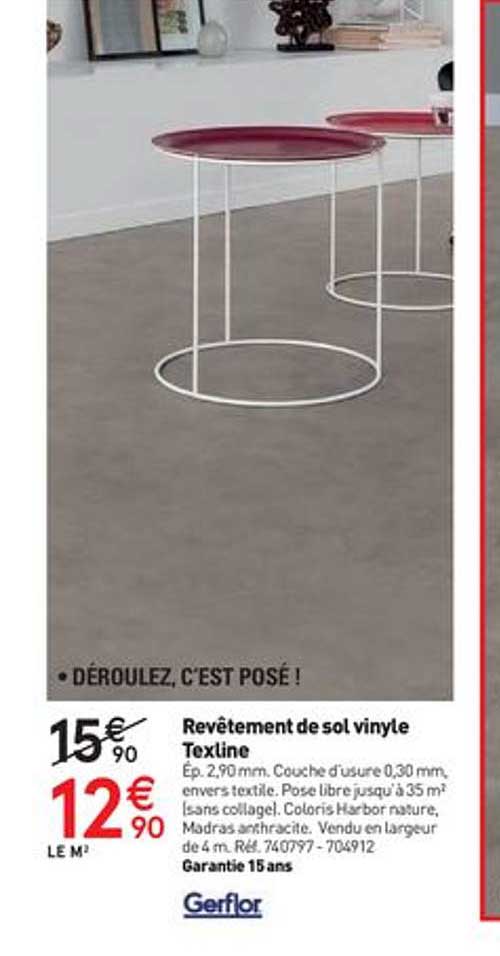 revêtement de sol vinyle texline
