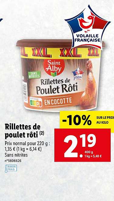 rillettes de poulet rôti saint alby
