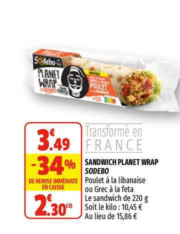 sandwich planet wrap sodebo
