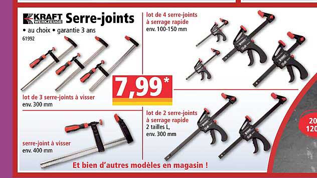 serre-joints  kraft werkzeuge
