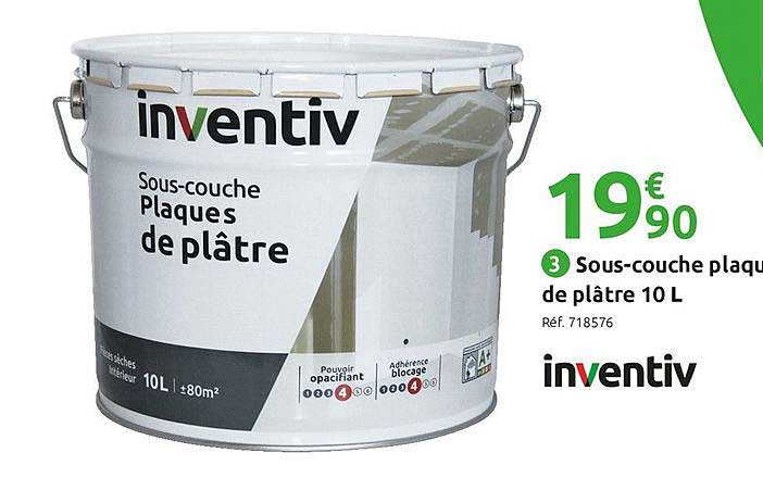 Sous-couche Plaques De Plâtre Inventiv