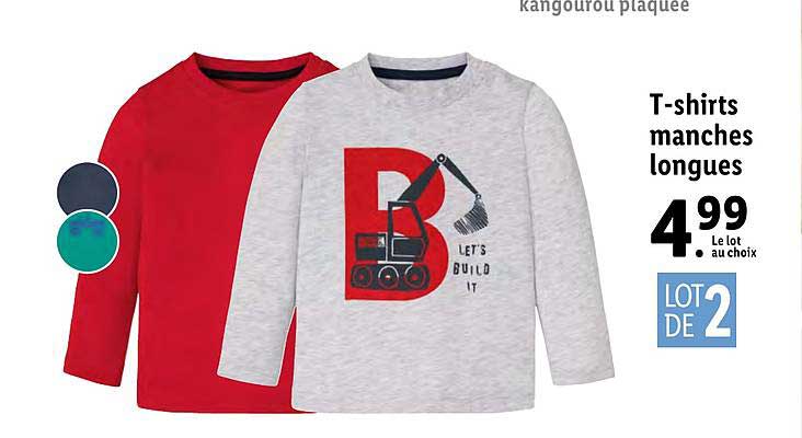 t-shirts manches longues