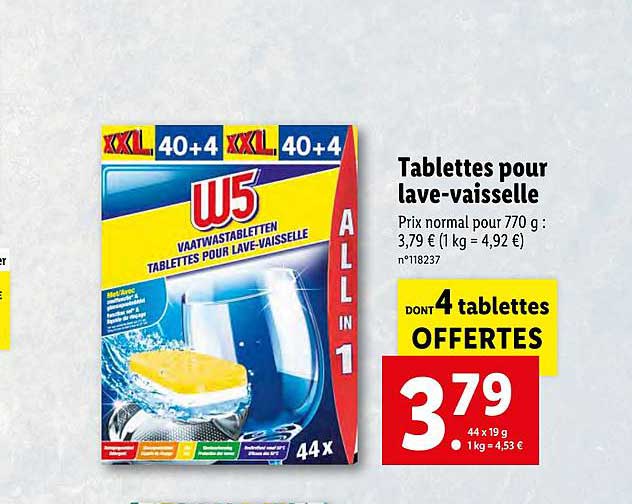 tablettes pour lave-vaisselle w5