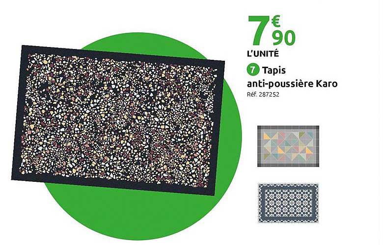 tapis anti-poussière karo