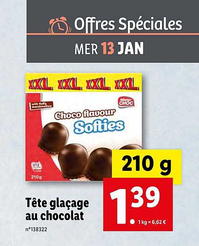 tête glaçage au chocolat mister choc