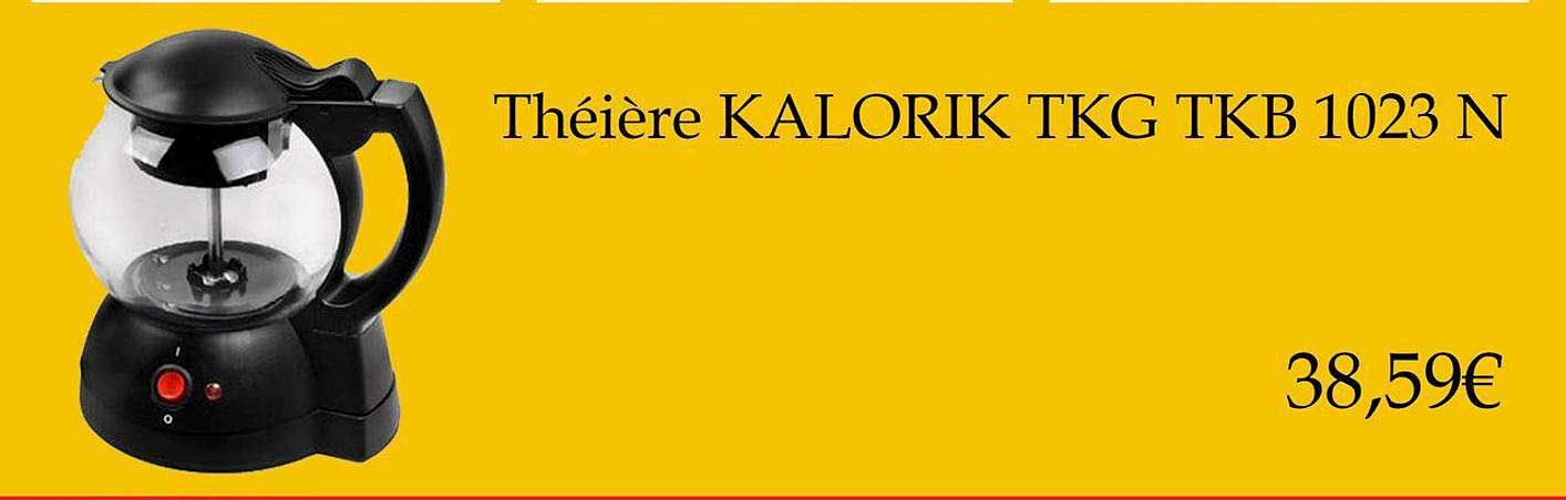 théière kalorik tkg  tkb 1023 n