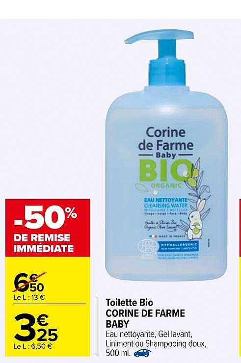 toilette bio corine de farme baby
