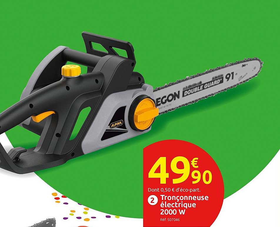 tronçonneuse électrique 2000w alpina