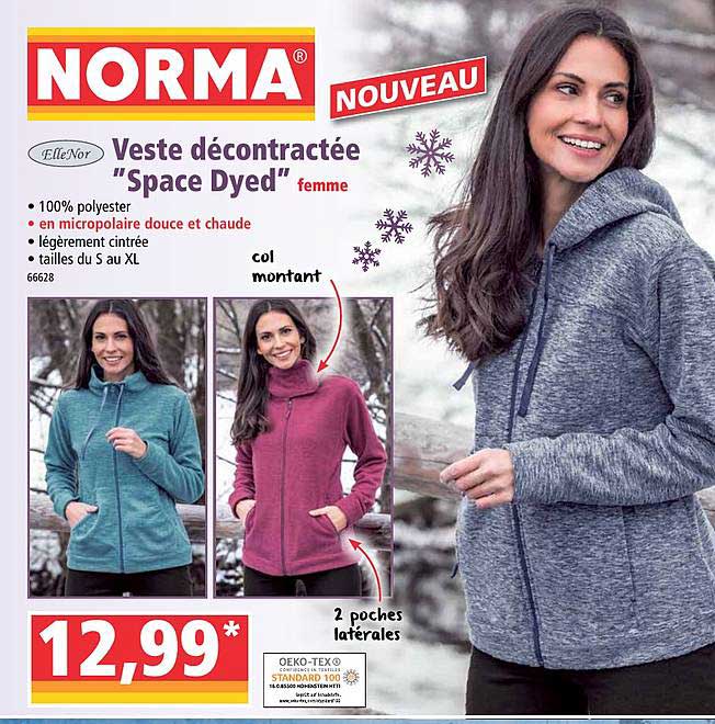 Veste Décontractée "space Dyed"