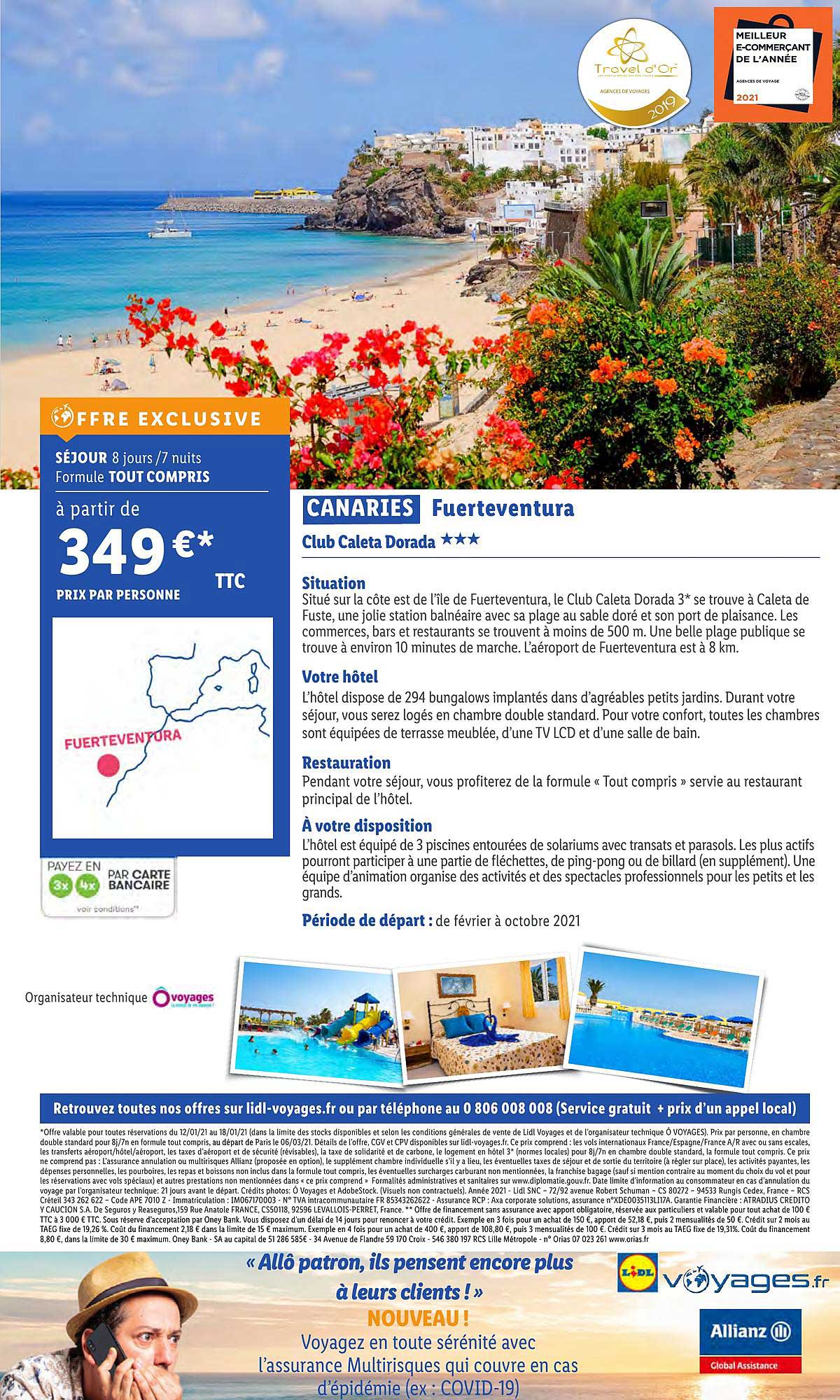 voyages.fr : canaries fuerteventura