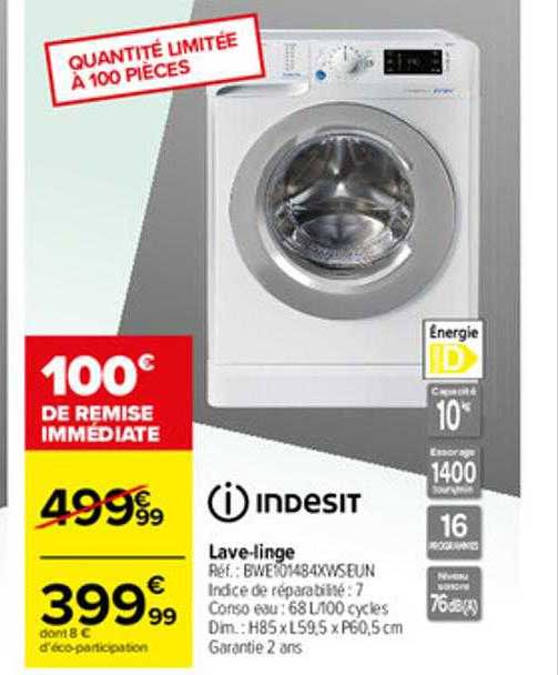 lave-linge indesit