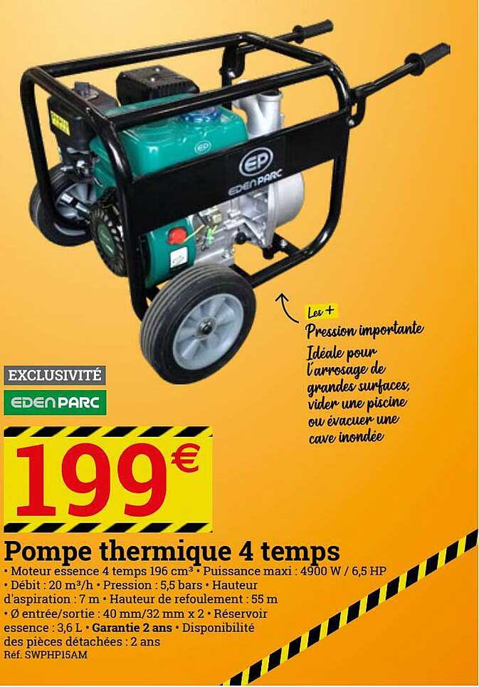 pope thermique 4 temps