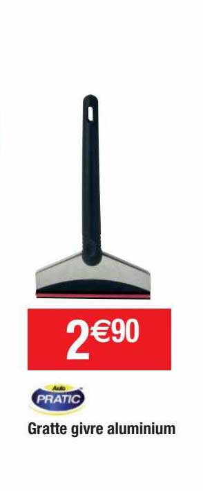gratte givre aluminium pratic