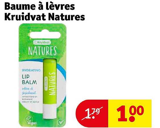 Baume à Lèvres Kruidvat Natures