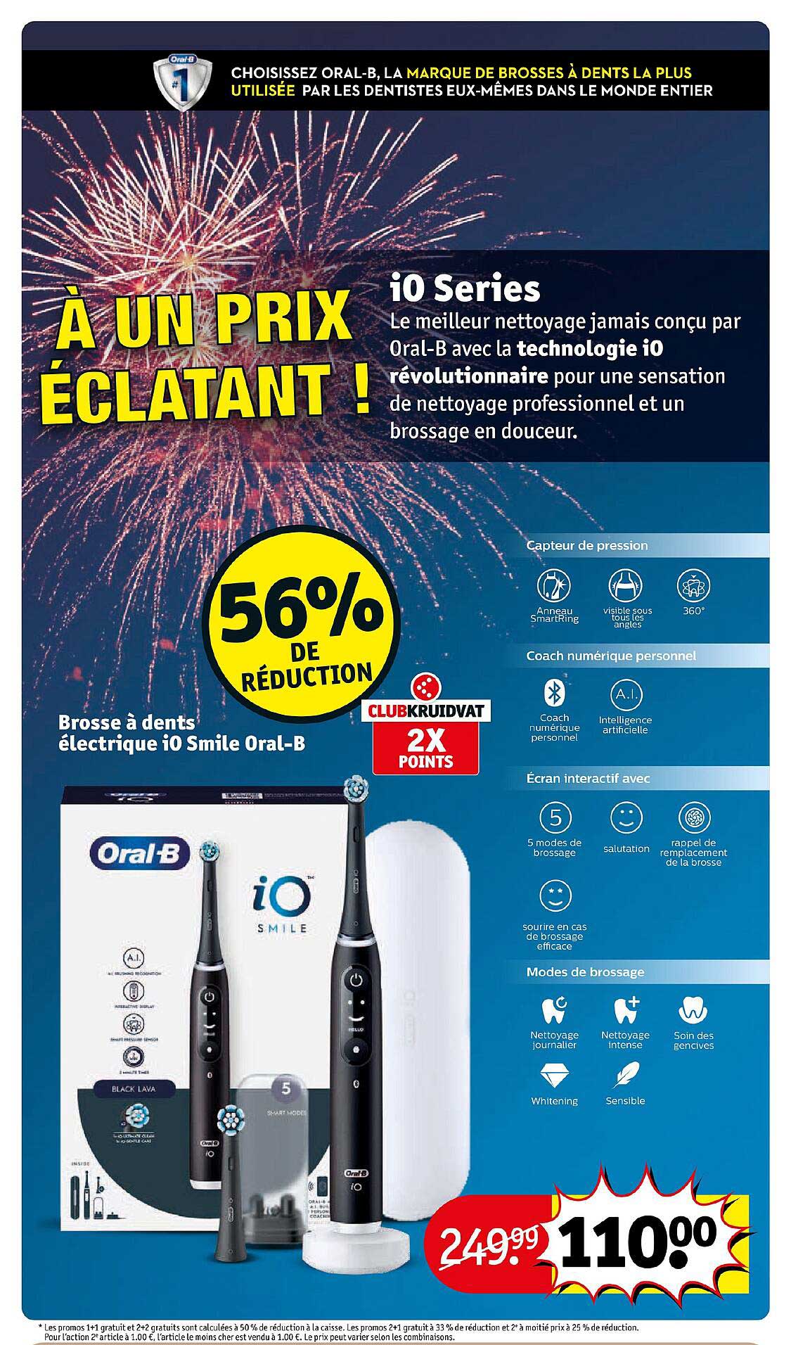 brosse à dents électrique io smile oral-b