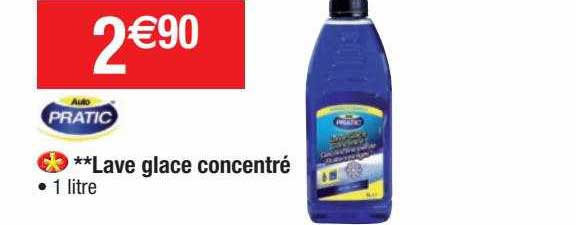 lave glace concentré pratic