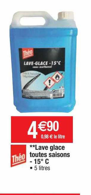 Lave Glace Toutes Saisons -15°c Théo