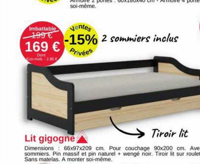 lit gigogne