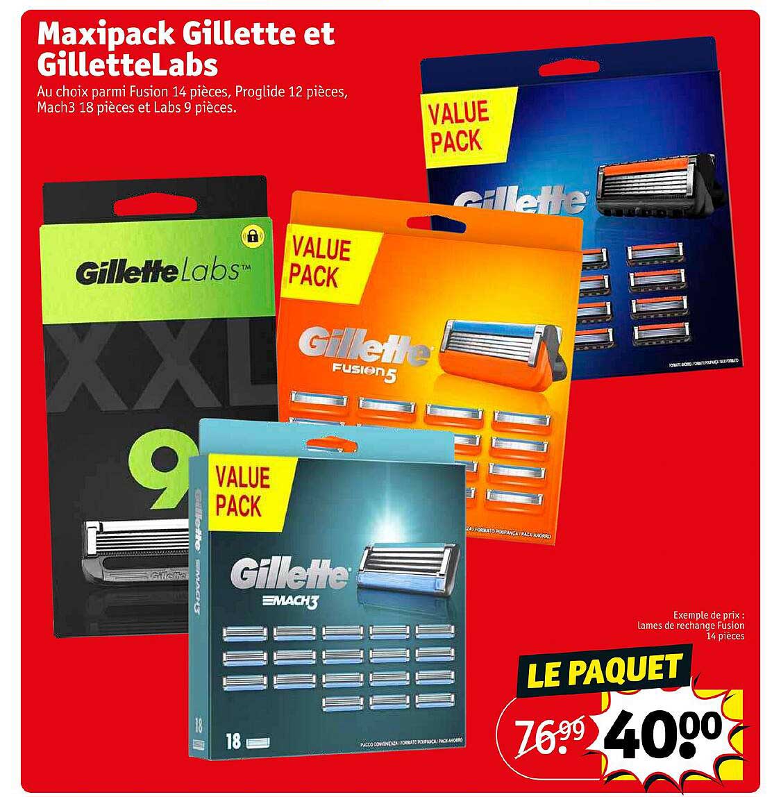 maxipack gillette et gilletteLabs