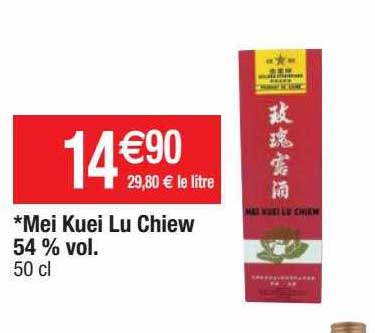 mei kuei lu chiew 54% vol.