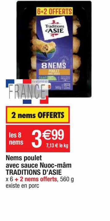 Nems Poulet Avec Sauce Nuoc-mâm Traditions D'asie