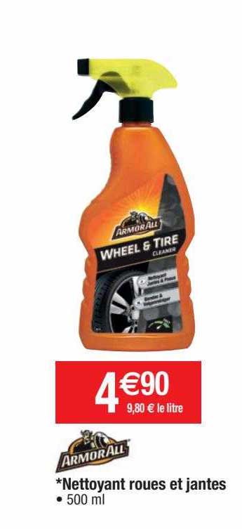 nettoyant roues et jantes armor all
