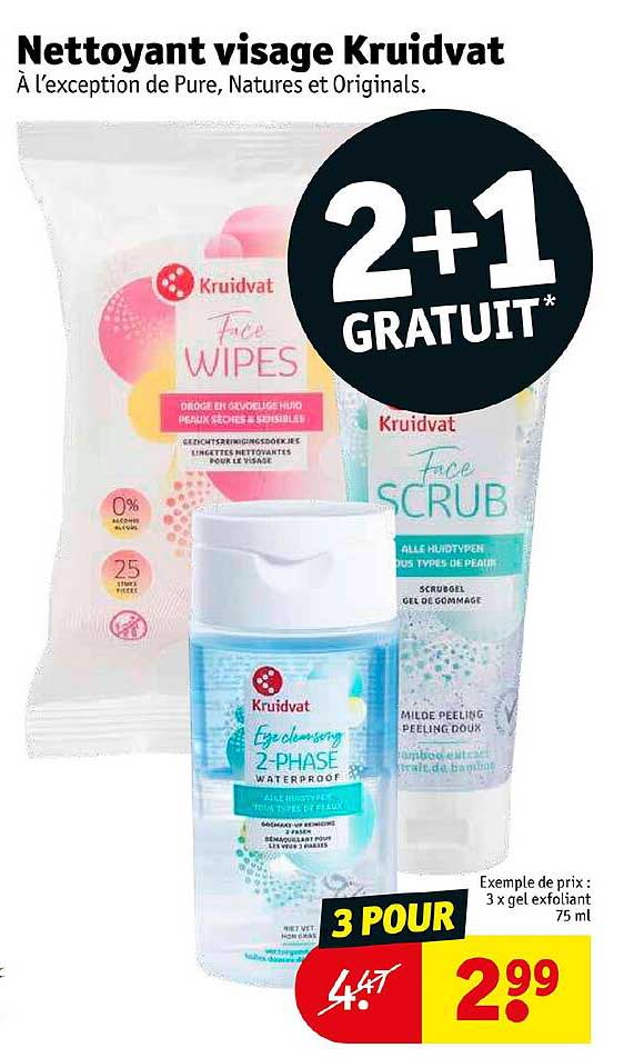 Nettoyant Visage Kruidvat